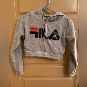 Women’s size small Fila cropped hoodie